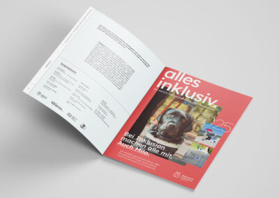 Alles inklusiv. – Inklusionsbericht als Magazin